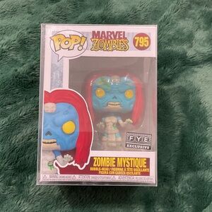 Funko Pop Zombie Mystique with Red and Blue